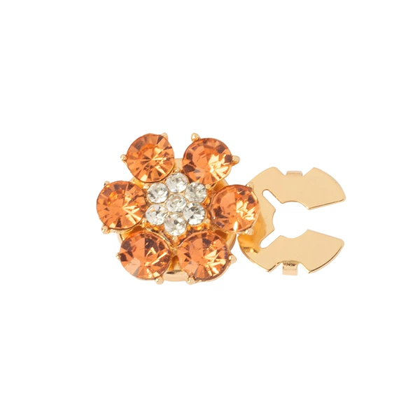 CF48 Gold bottom champagne diamond 24mm