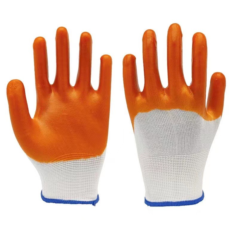 手套劳保软胶防水耐磨批发男女建筑工地工作PVC乳胶劳保手套