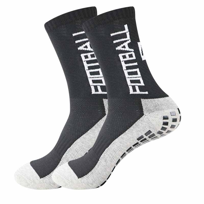 Breathable Cotton Football Socks With Anti-Slip Silicone Grip – Unisex Sports Socks For Soccer, Running, Hiking & Cycling_voghion.com