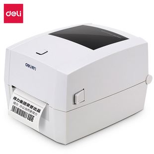 Free Shipping Deli DL888TW Barcode Printer Digital Single Coated Thermal Paper Self-adhesive Thermal Transfer