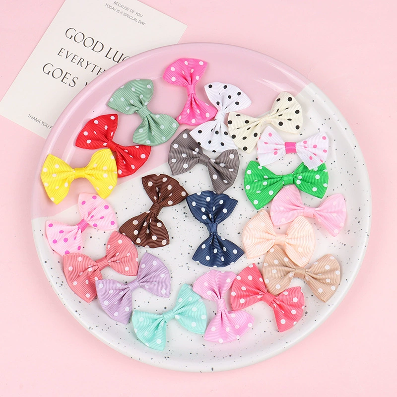 Ребро 3,5*5 см с напечатанной лентой-бантом маленьким бантом корейские ювелирные украшения аксессуары оптом