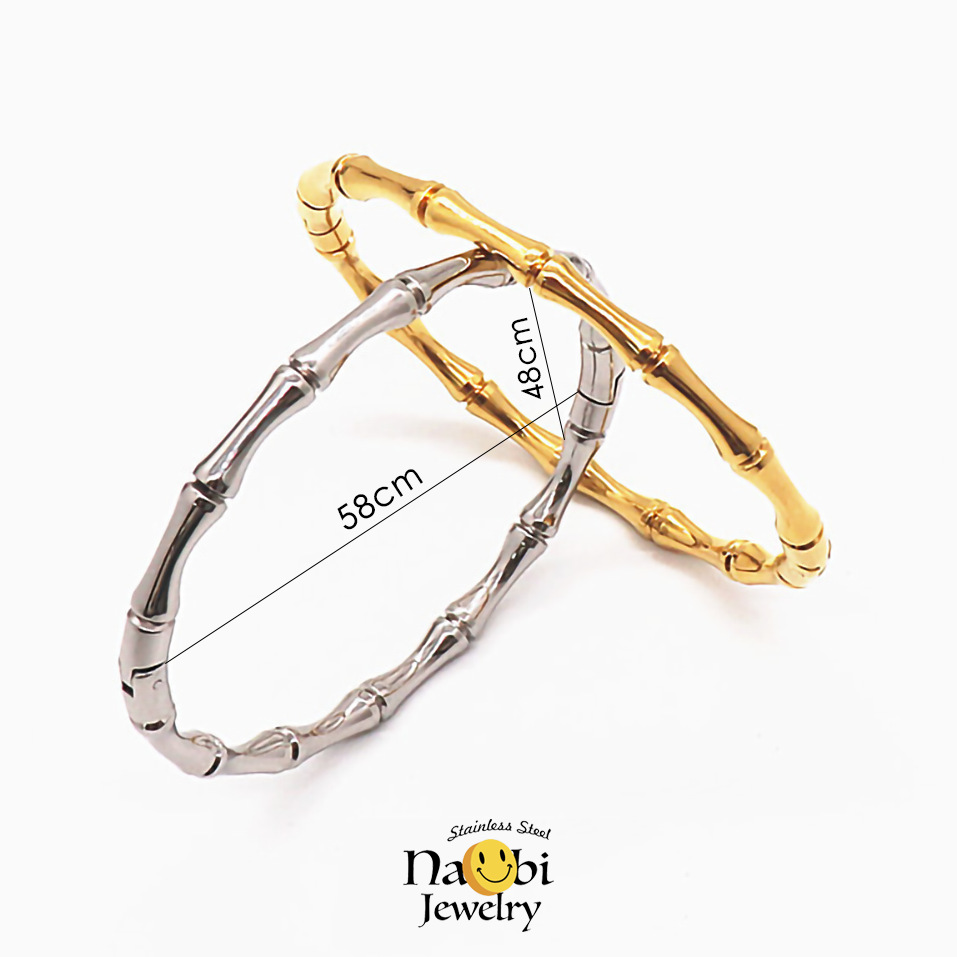 23g Weight Titanium Steel Pendant Material Simple Style Geometric Titanium Steel Wholesale Bangle