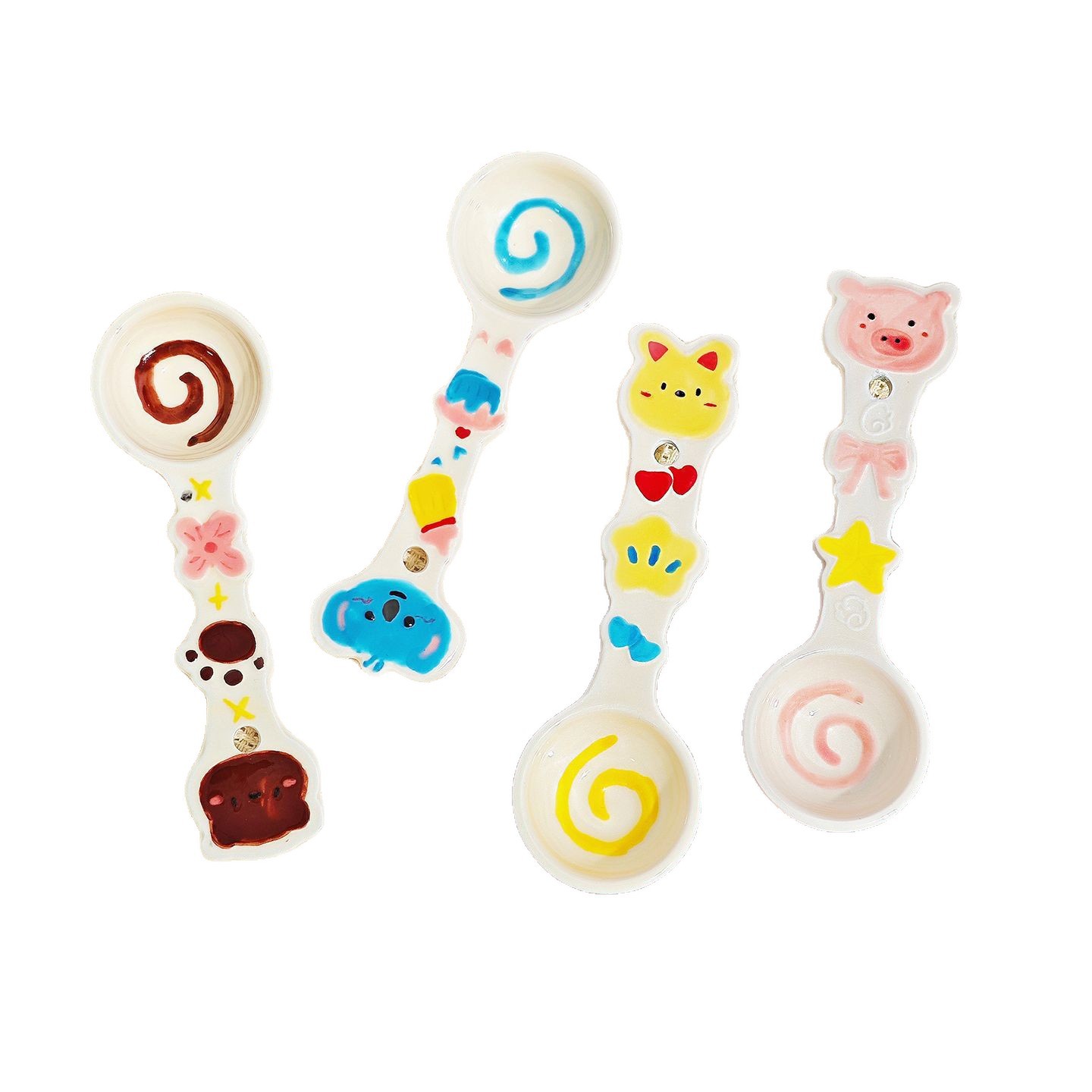 Inswind Girl 's Heart adorable cerámica nuevo bebé casero postre de alto valor de la cara yogur de avena salsa de sopa