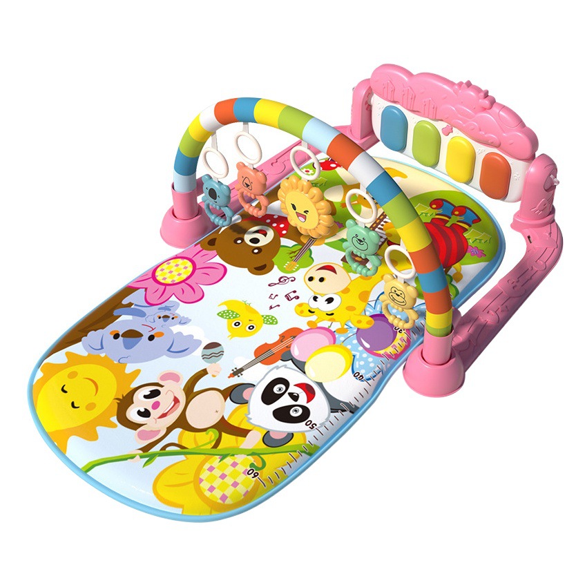 En stock transfronteriza bebé juguete pedal piano fitness rack manta inteligencia recién nacido bebé tres meses bebé pedal piano