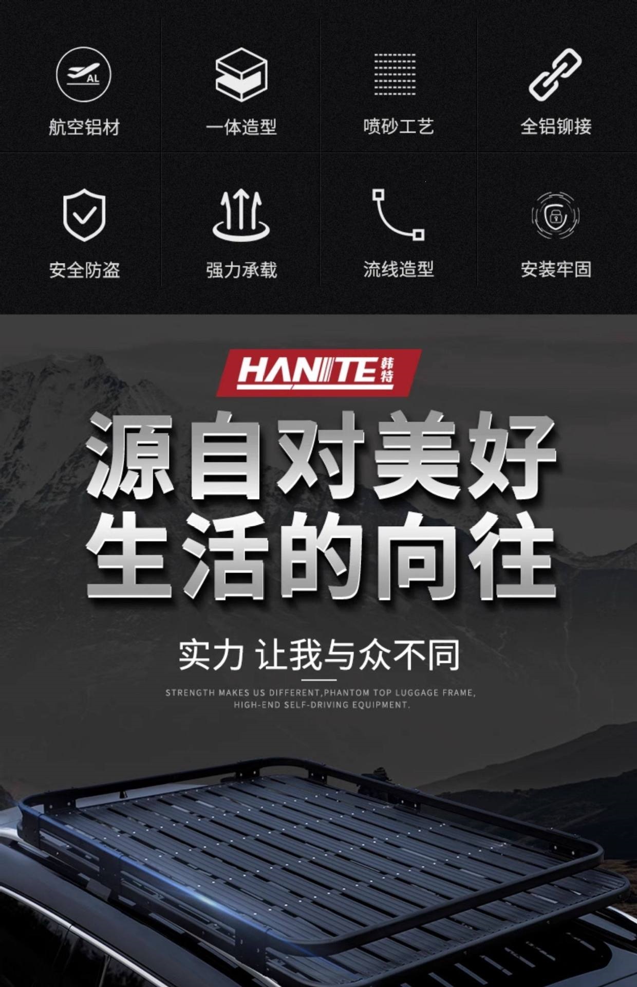 Suitable for Volkswagen Tiguan L, Touran, Touareg, Teramont, Haoyue, Boyue Pro, Jiaji Car Roof Rack and Luggage Carrier