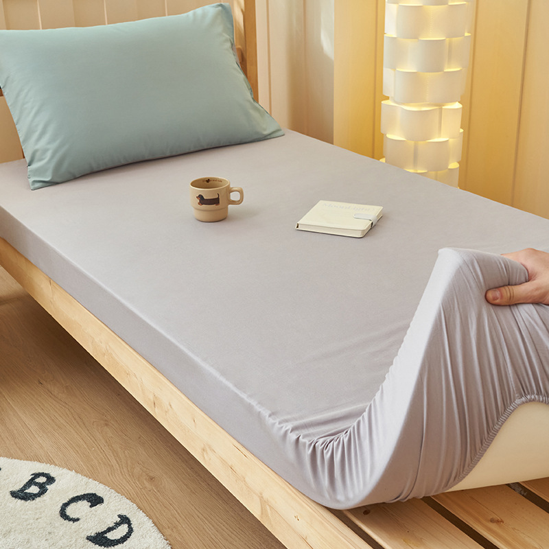 Sombrilla de cama de algodón para dormitorio individual de estudiante 90x200 funda de colchón funda de colchón funda de sábana gruesa de algodón