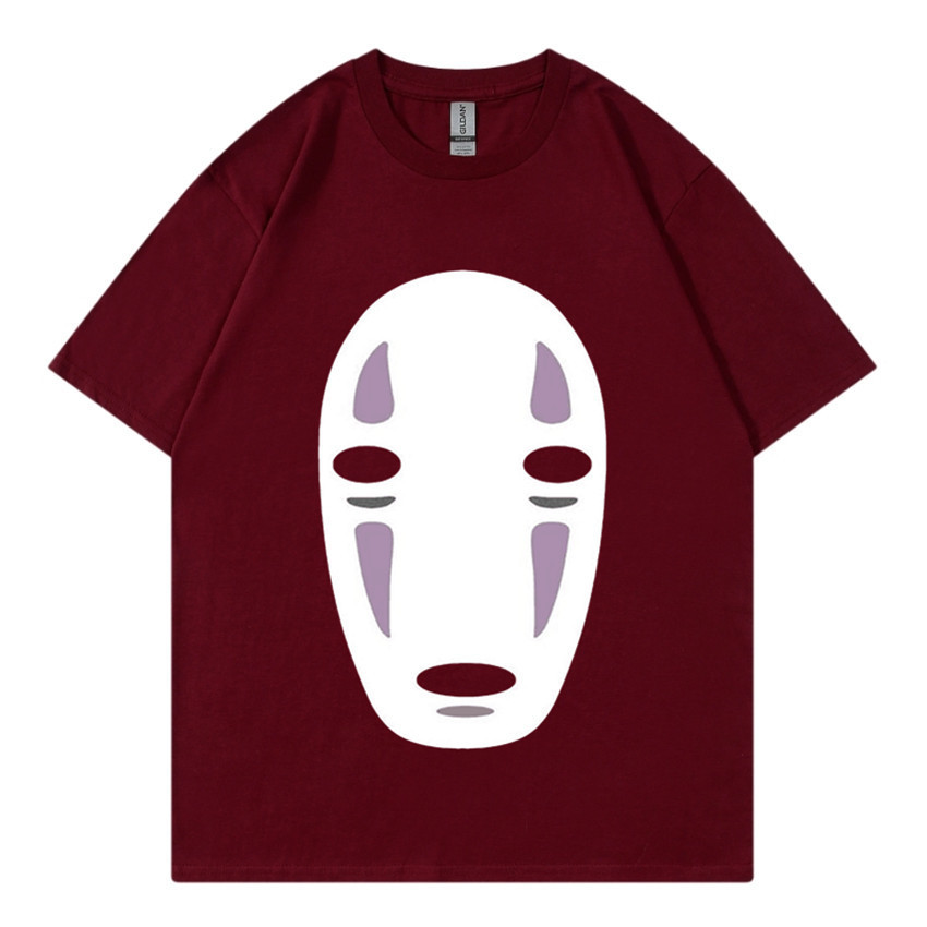 Primavera/Estate Nuova T-shirt da uomo senza volto Sciolto Coal Ball Lettera Manica corta Unisex Manica corta da uomo T_voghion.com