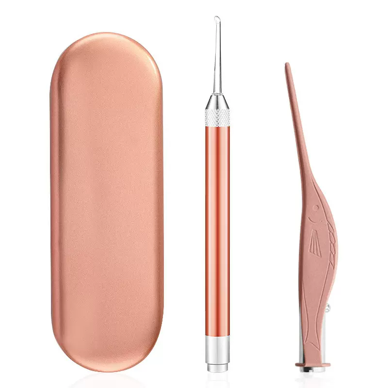 现货儿童发光耳勺套装带灯可视耳挖洁耳器掏耳勺工具批发