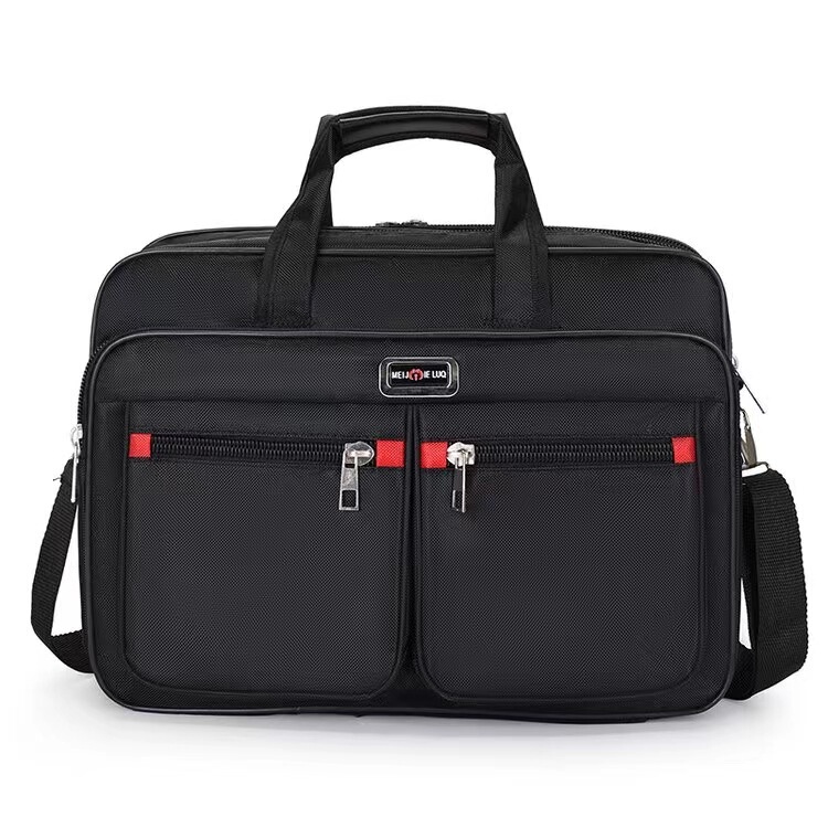 Factory Direct men's large capacity briefcase business trip laptop horizontal handbag wear-resistant business bag Factory Direct men's large capacity briefcase business trip laptop horizontal handbag wear-resistant business bag