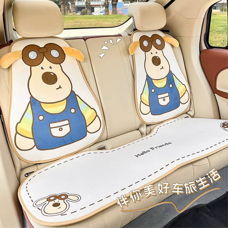 Plush cartoon seat, comfortable breathable winter cute universal chair