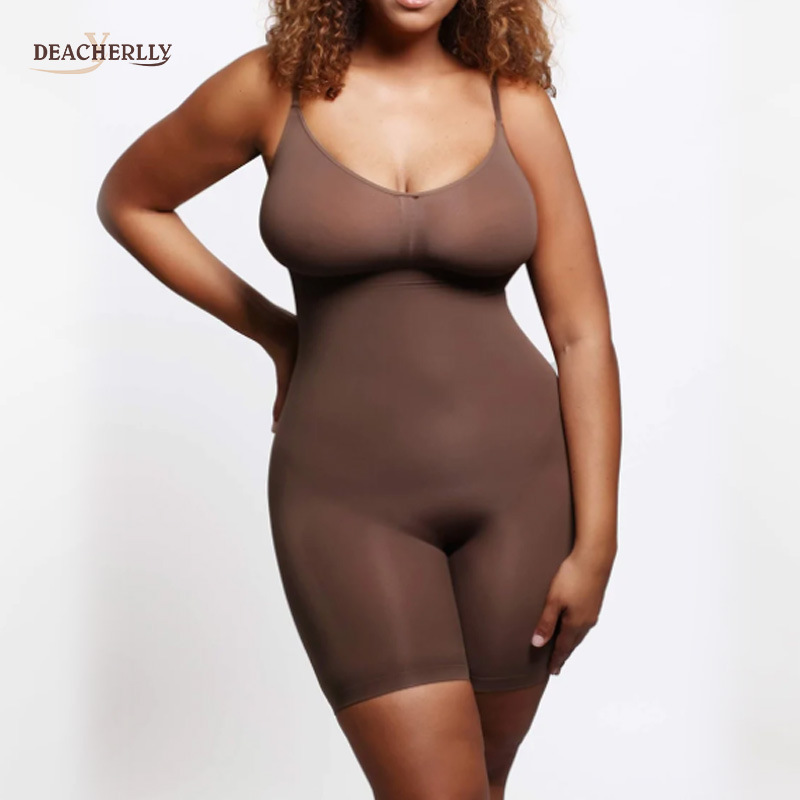 Bodysuit Shapewear Seamless Jumpsuit Women's Belly-Tinting Hip-Lifting Leg Slimming Wear