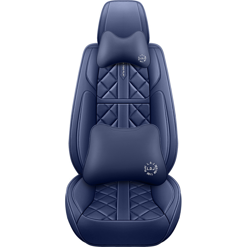 2025 New Amazon All-Inclusive Full Leather Four-Season Universal Car Seat Cushion Cross-Border Hot Model Foreign Trade Wholesale
