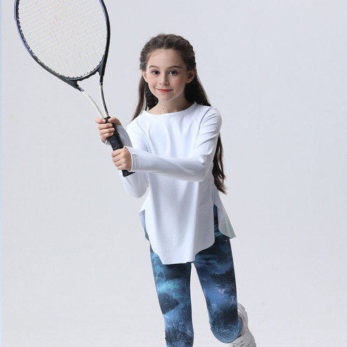 Children's Yoga Set for Cross-border Trade, Running, Sports, Printed Pants, Fitness Clothes, Dance, Quick-drying and Breathable