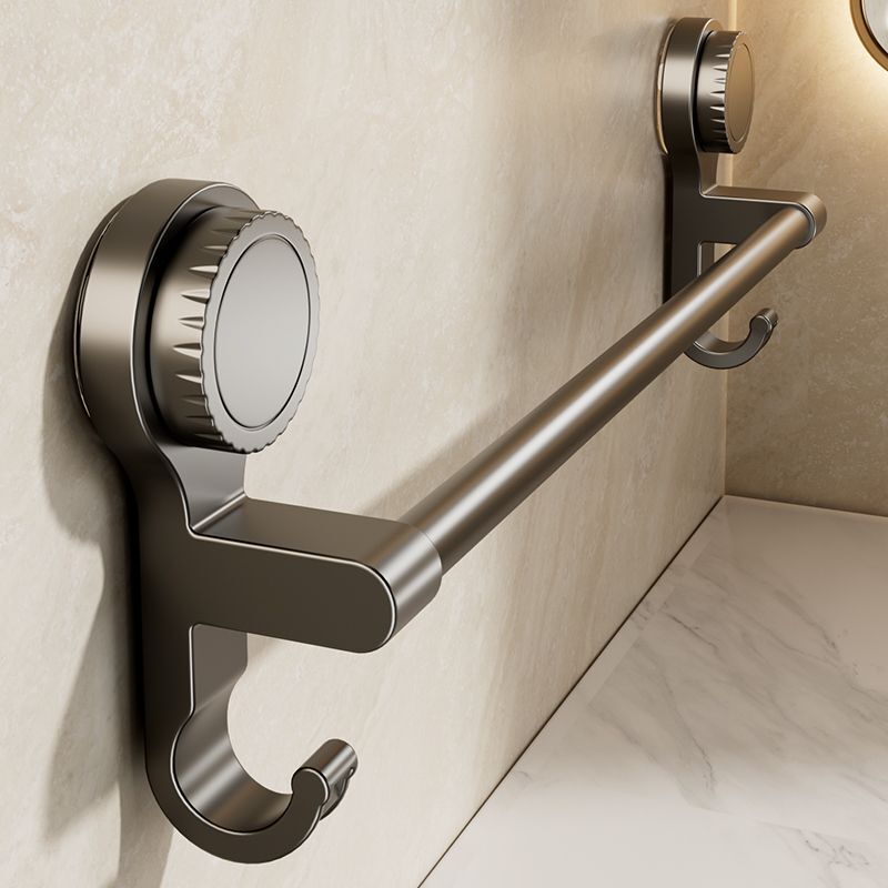 Suction Cup Towel Rack Bathroom Punch-Free Suction Wall-Mounted Bath Towel Storage Rack Wall-Mounted Bathroom Rag Hanging Rod