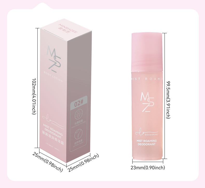 Mingxi Zhi Sweat Drop Lotion Women's Antiperspirant Lotion Sweat-removing Fragrance Body Lotion Men's Armpit Long-lasting Perfume Roll-on Sweat Drop Cross-border undefined