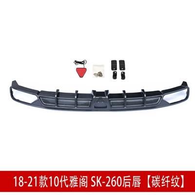 Big Surrounded — Surround, Side Skirt, Rear Wing, Top - 18-21-10th-generation-accord-sk-260-rear-lip-carbon-fiber-pattern