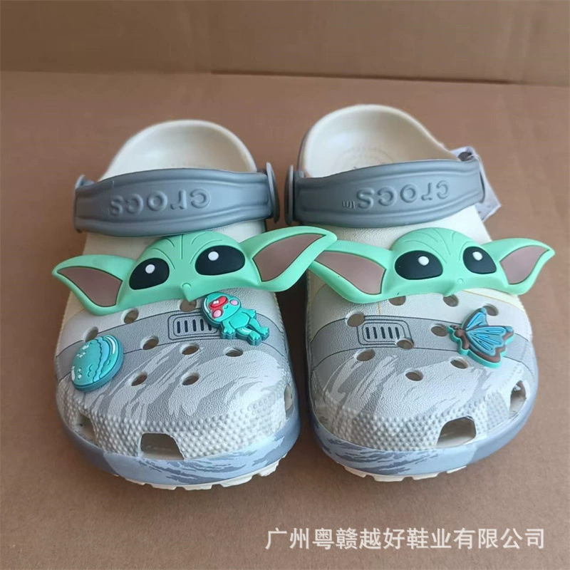 Кроссовки Cool Star Wars Croc Shoes 2025, новая летняя верхняя одежда, нескользящая повседневная пляжная обувь 209482