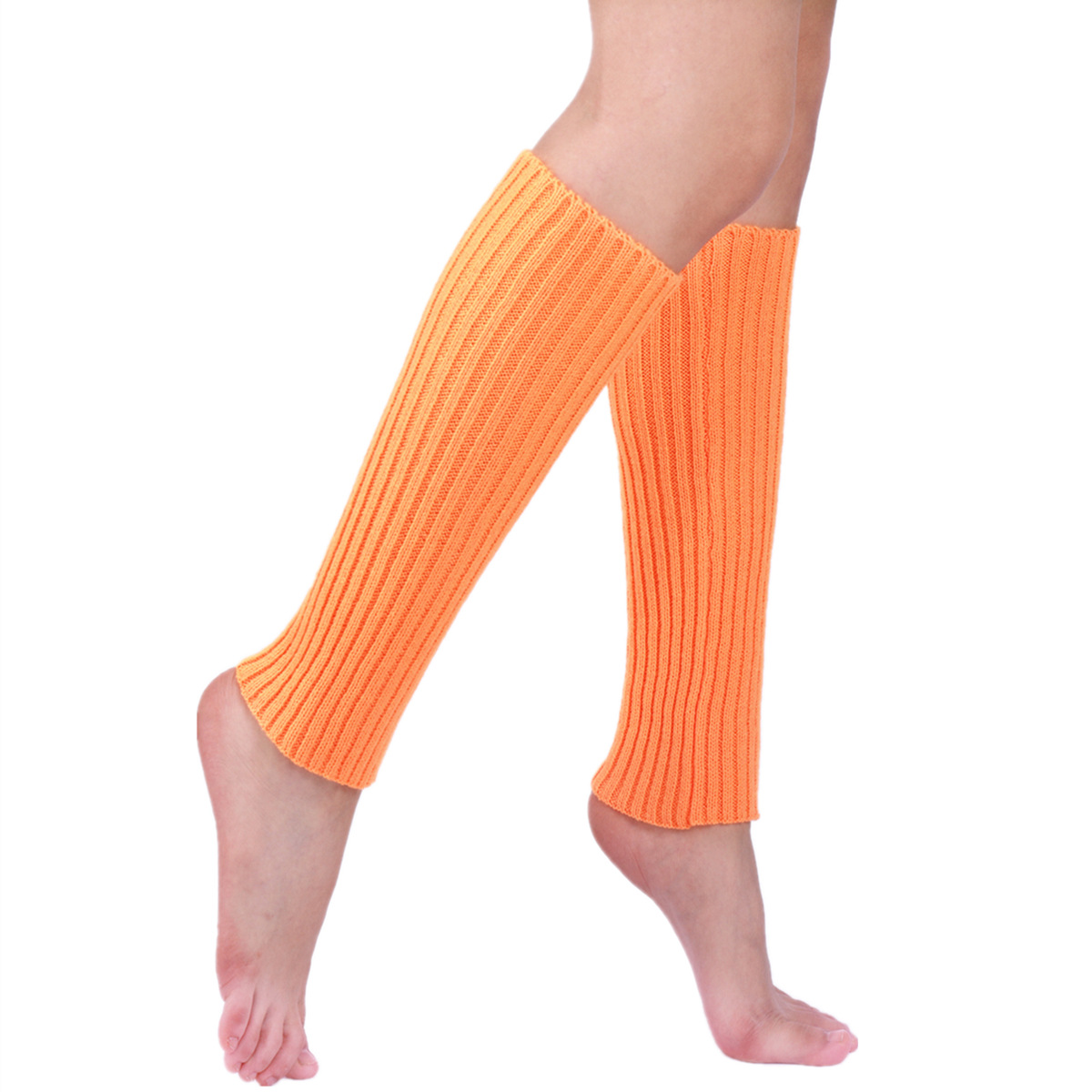 Women's Knitted Leg Warmers Versatile Multi-colour Winter Accessory_voghion.com