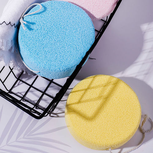 Face washing sponge cleansing natural bamboo charcoal seaweed artifact face washing sponge baby girl cleansing delicate powder puff