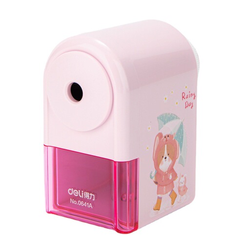 Deli Stationery 0641A automatic pen feeding pencil sharpener hand-cranked pencil sharpener pencil sharpener pencil sharpener wholesale
