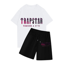 2026新款TRAPSTAR潮牌短袖短裤套装休闲运动薄款T恤男女款两件套T