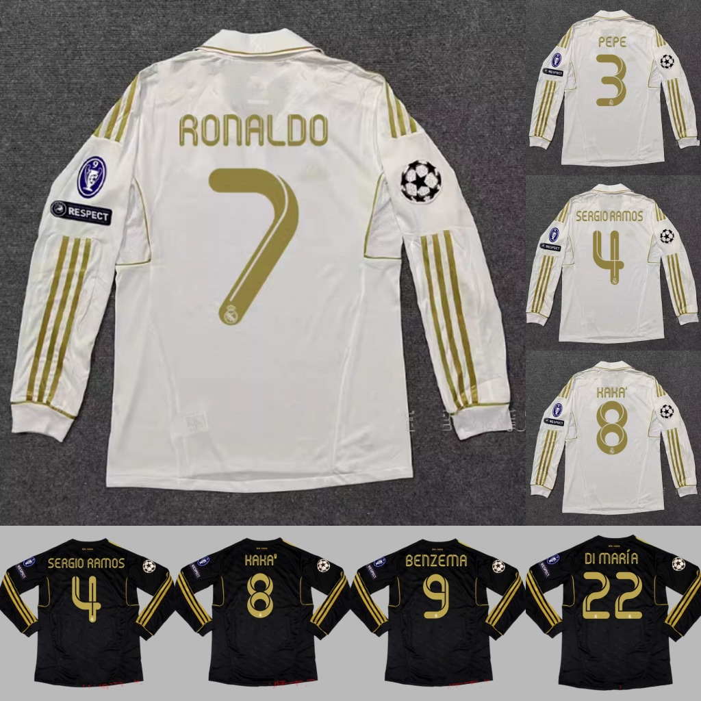 Real Madrid Uzunqol Forma - Ronaldo 7, Benzema, Kaka