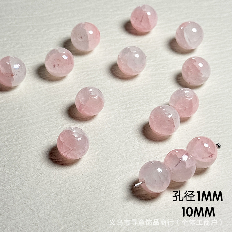 10mm vidrio jade esmaltado cuentas de vidrio sueltas cuentas graduadas DIY pulseras joyas materiales de alta calidad image 8