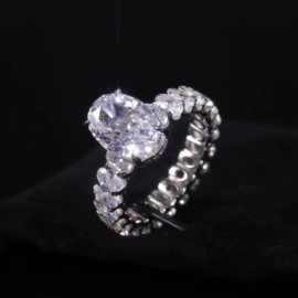 莫桑钻;K金手饰;戒指