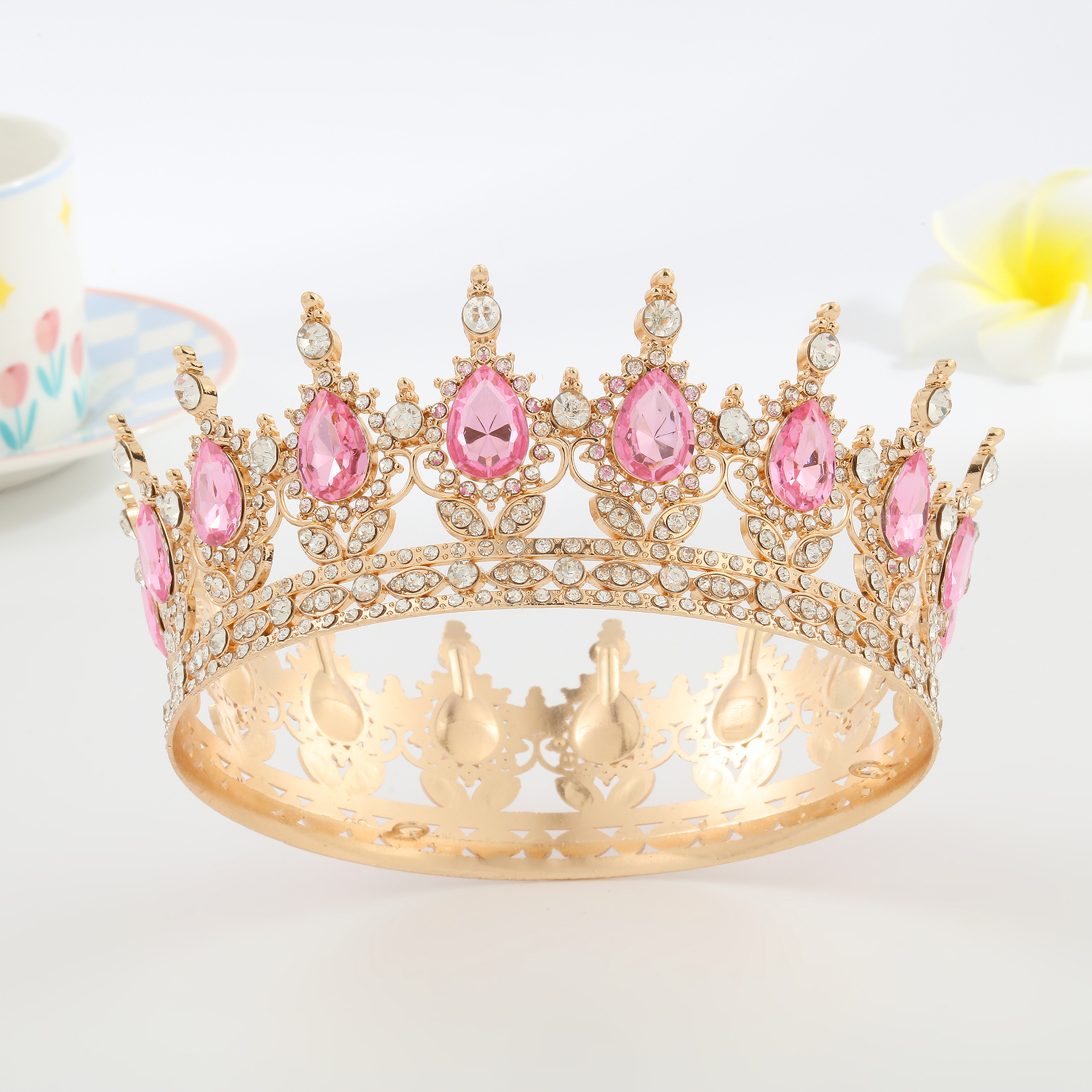 Luz de lujo nuevo espectáculo de boda princesa corona