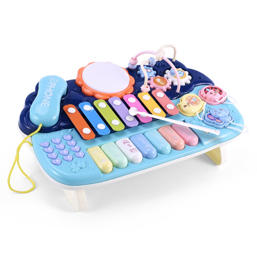 Baby toy educational hand-knocking piano baby multi-function playing piano toy 8 months old children 1-2 years old musical instrument wholesale