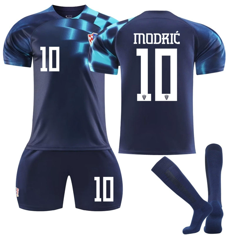 Оптовая продажа 2223 Кубок мира Хорватия Защита №10 Модрич Футбольная экипировка Тренировочная команда Серв jerseys