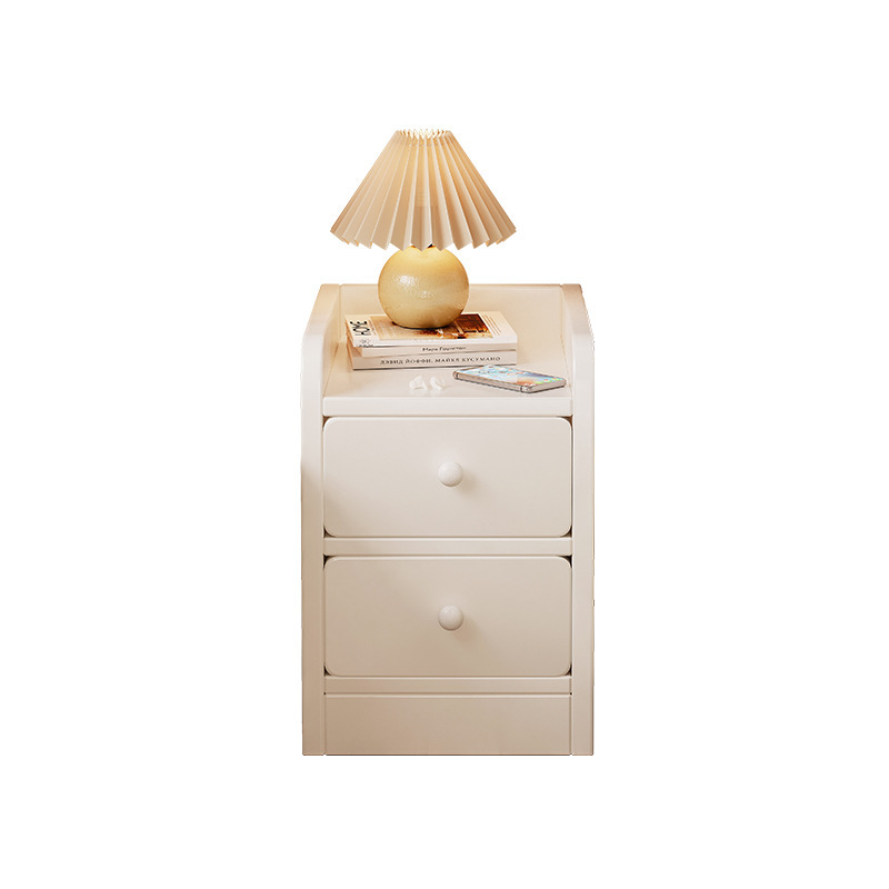 Mesa de cabezal de cama pequeña y simple moderna al lado de la cama gabinete de hendidura muy estrecha simple mini gabinete de borde estrecho de 20 cm