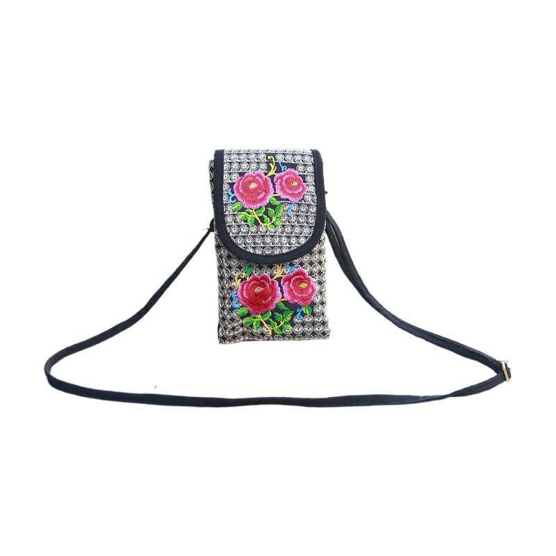 Ethnic folding shoulder bag