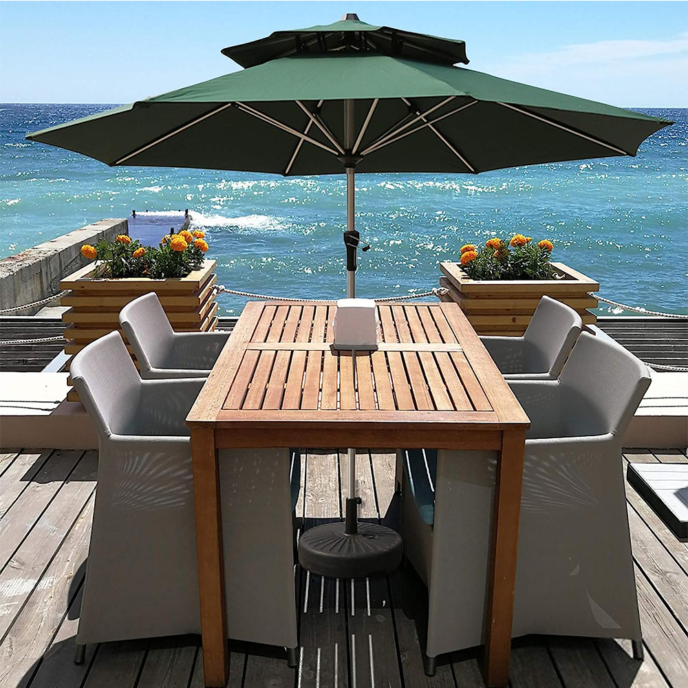 Cross-Border Hand-Cranked Umbrella - Orange