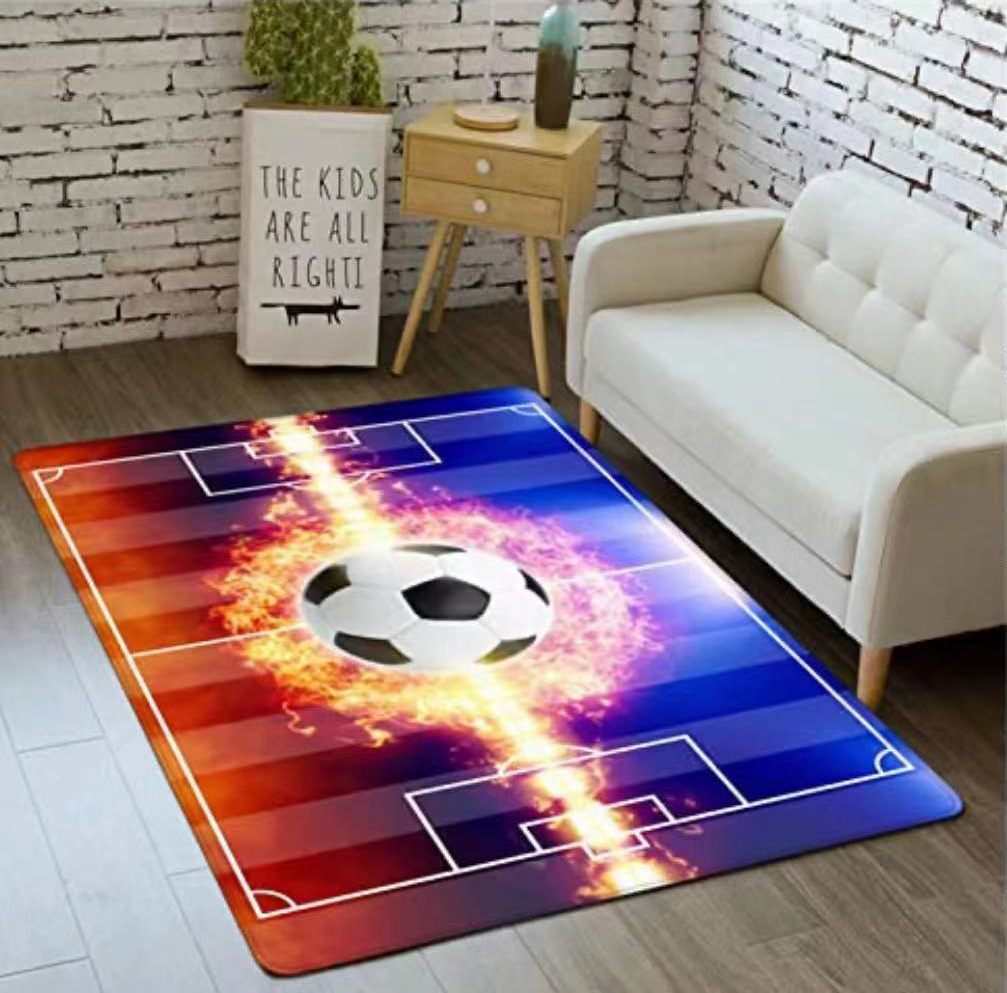Fútbol Sala rugby juego de franela esponja alfombra sala de estar resistente a las manchas engrosada educación temprana estera de deportes