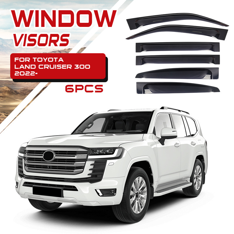 Adecuado para protectores de lluvia y parasoles para ventanas de automóviles Toyota Prado Cruiser LC300 LC200 LC250.