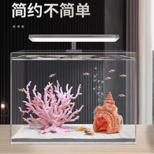 箐楷仿真海铁树珊瑚树枝黑色红色鱼缸造景水族箱装饰摆件海底世界