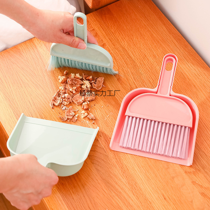 Broom Set Small Household Mini Desktop Set Table Dust Soft Bristle Broom Bed Cleaning Children's Dustpan Wholesale