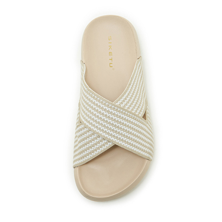 Dép sandal nữ xỏ ngón đế dày thoáng khí, nhẹ êm, phù hợp mùa hè — màu đen, màu hồng, màu kaki, màu mơ chi tiết 36