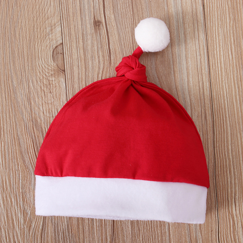 Boys And Girls Spring And Autumn Santa Claus Gray Long-sleeved Top + Trousers + Hat Three-piece Suit Children's Clothing_voghion.com