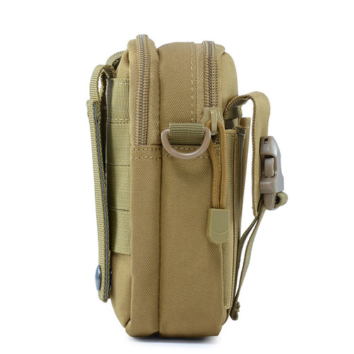 Tactical outdoor sports camouflage waist bag for military fans, multi-functional mobile phone waist bag, outdoor sports tactical small waist bag for men