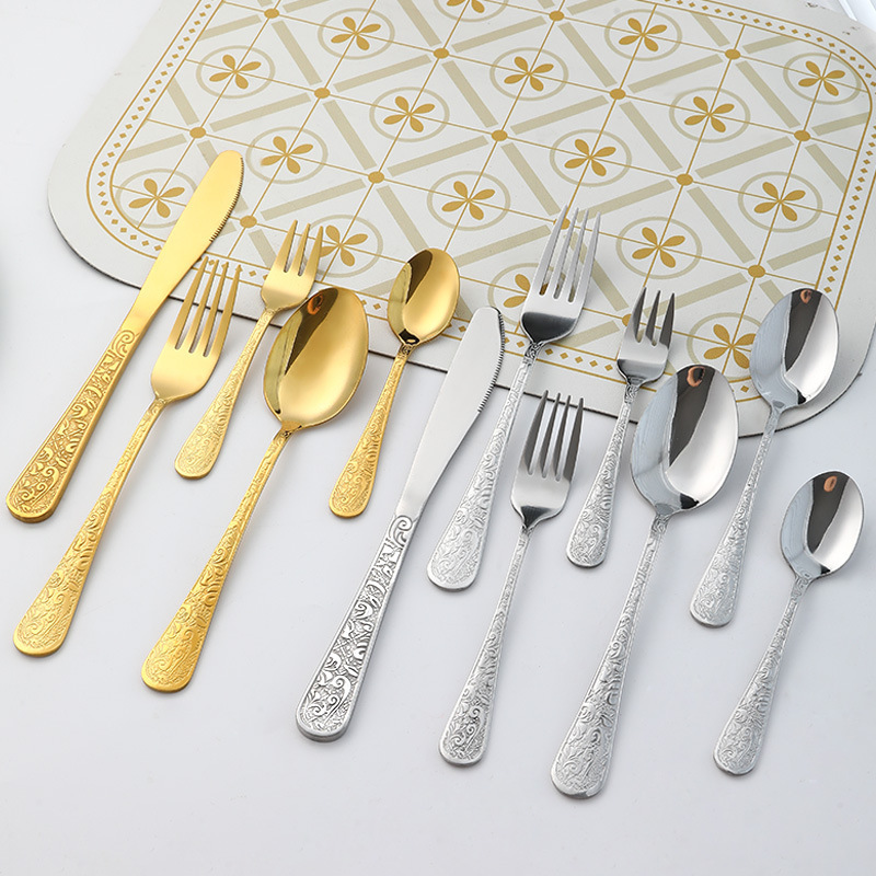 Stainless Steel Spoons, High-End Cutlery with a Stylish Appearance, Niche and Sophisticated. a Complete Set of Stainless Steel Forks and Cutlery Stainless Steel Spoons, High-End Cutlery with a Stylish Appearance, Niche and Sophisticated. a Complete Set of Stainless Steel Forks and Cutlery