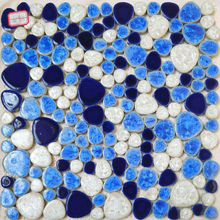 Swimming Pool Mosaic Jingyuan Special Fish Pond Pebbles Ceramic Hot Spring Pool Bathroom Wear-Resistant Non-Slip Porcelain Competition
