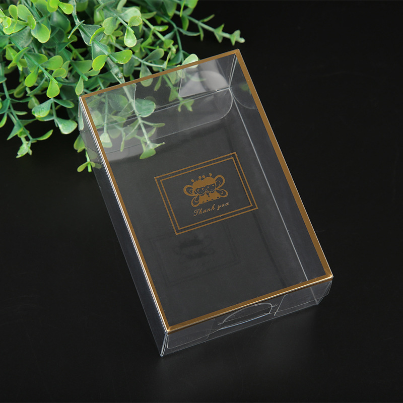 pvc透明塑料包装盒批发彩印pet磨砂折盒 礼品包装盒可定 制图案