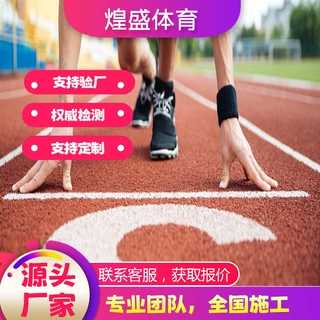 透气型混合型全塑型塑胶跑道EPDM橡胶地面东莞产地跑步户外室外