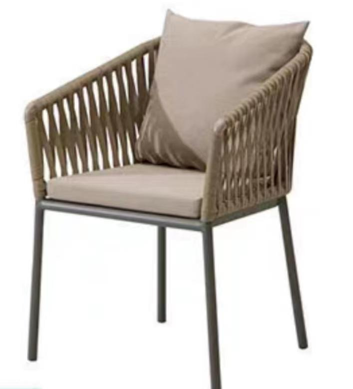 Mesa y silla al aire libre combinación patio ocio silla de caña comedor terraza silla al aire libre silla de cafeteria jardín silla de caña