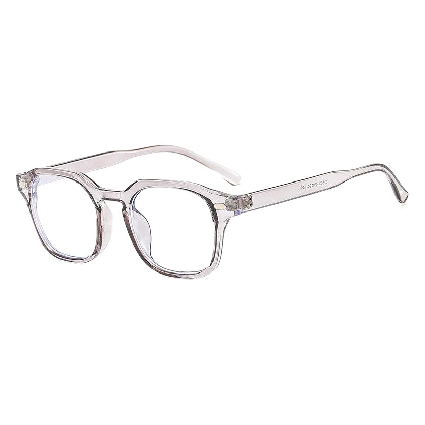 2020 nueva moda estilo coreano beige gafas de uñas marco anti-Luz Azul personalidad moda gafas lisas puede equiparse con miopía 3503