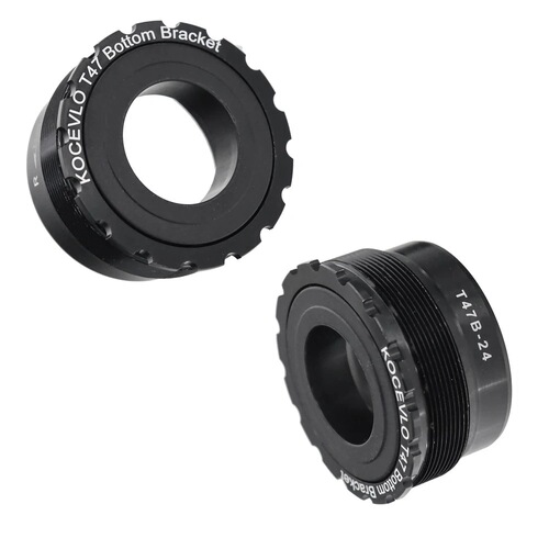 T47 mountain bike road bike BB threaded bearing bottom bracket bicycle hollow one-thread screw-in bottom bracket
