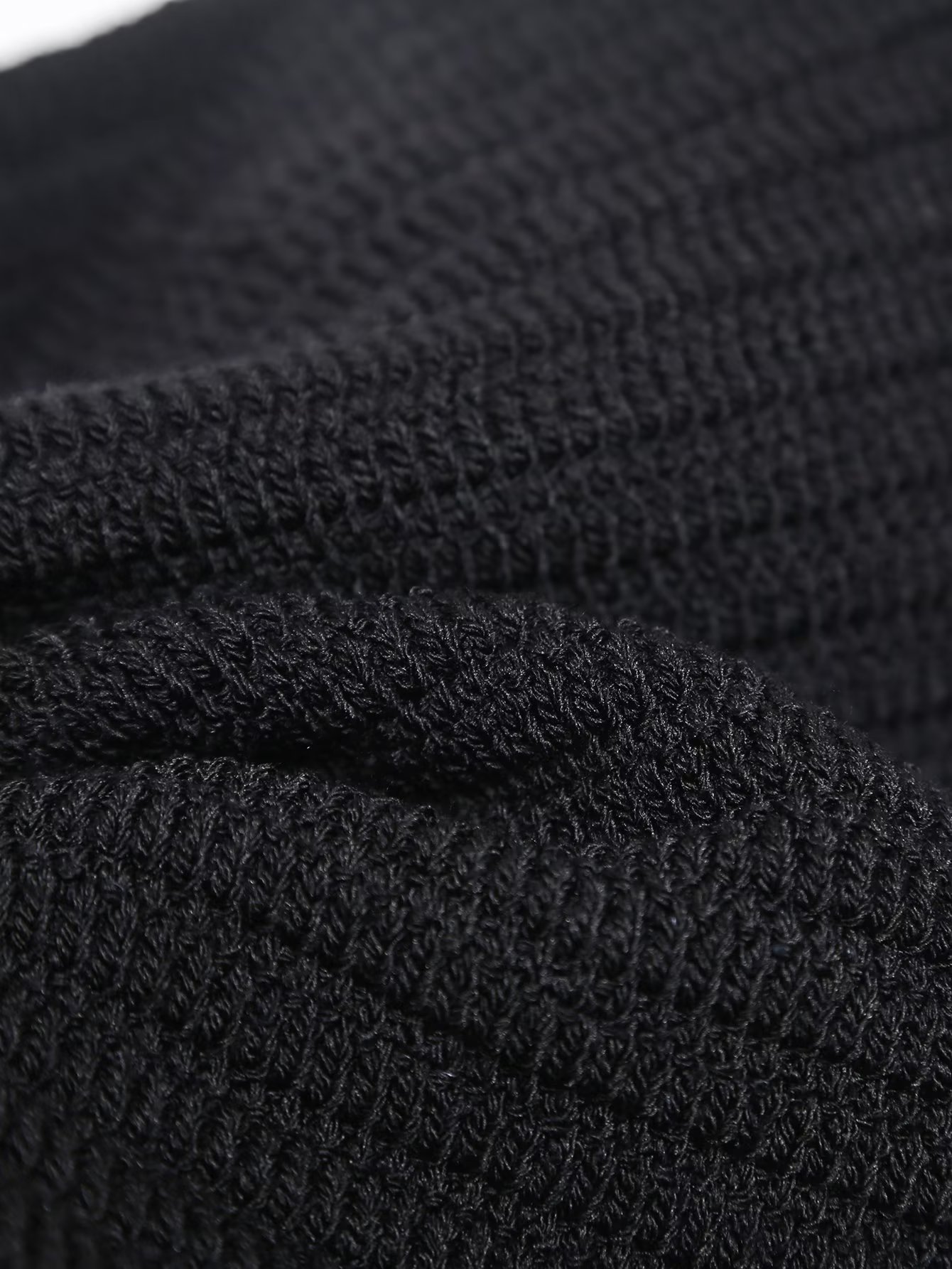 suéter fino de punto suelto con costuras en las mangas de encaje NSAM136039