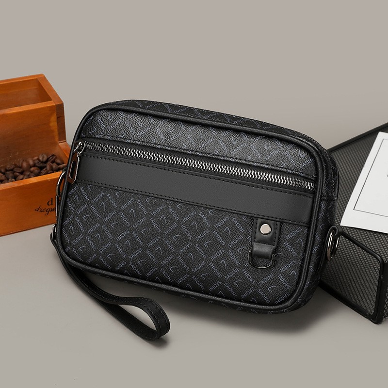 2026 New European and American Cross-Border Men's Leather Business Shoulder Bag, Crossbody Bag, Sports Casual Bag, Factory Direct Sale